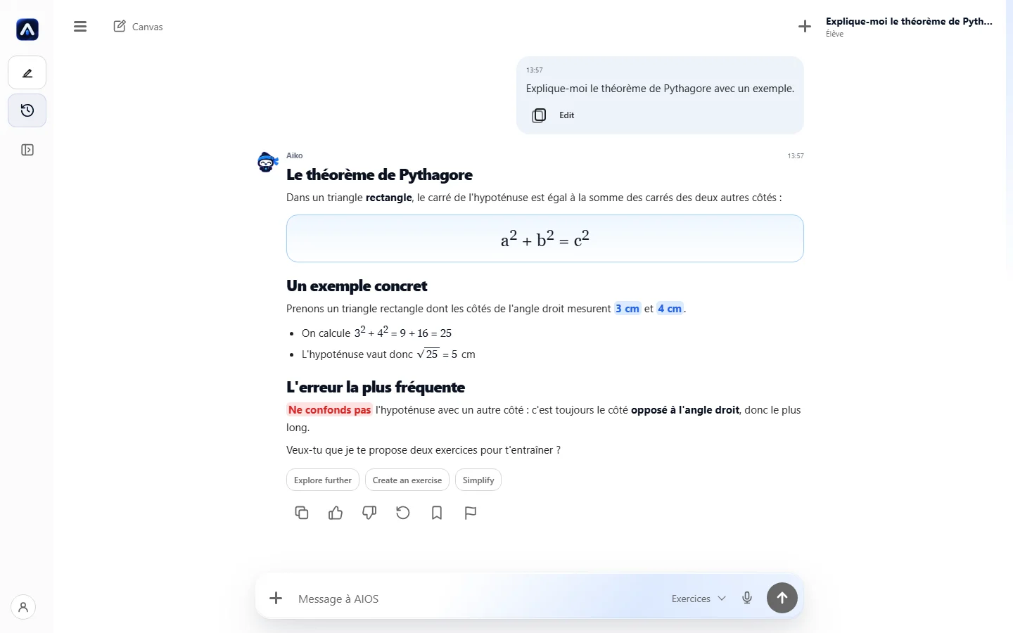 Écrire — AIOS